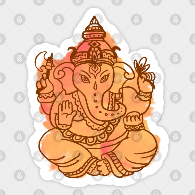 Ganesha Sticker by TambuStore